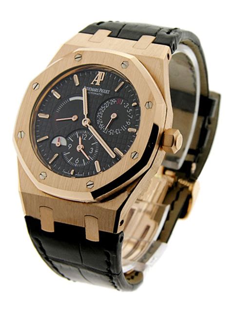 audemars piguet dual time royal oak 18kt rose gold|audemars piguet frosted rose gold.